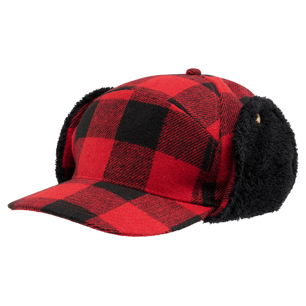 Brandit Jumberjack Wintercap rot schwarz kariert Bild 1
