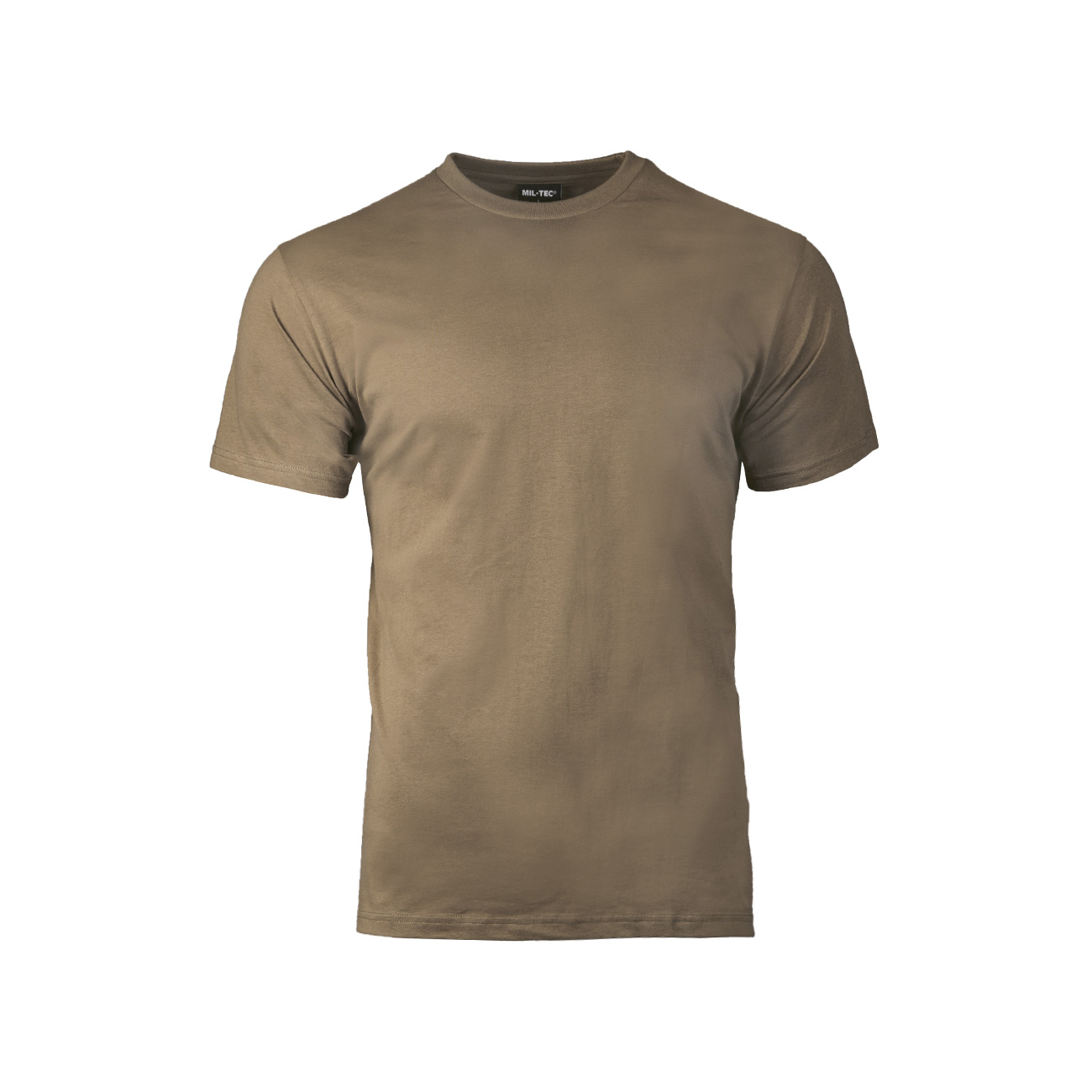 T-Shirt Basic Baumwolle coyote brown