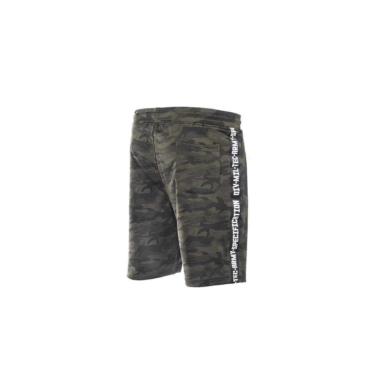 Mil-Tec Shorts Sweat Training Pants black woodland Bild 1