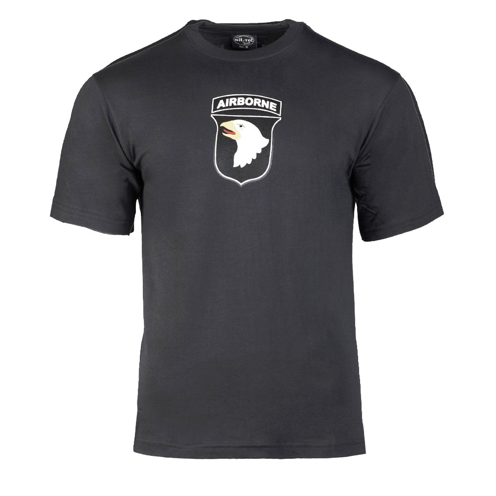 T-Shirt 101ST Airborne schwarz