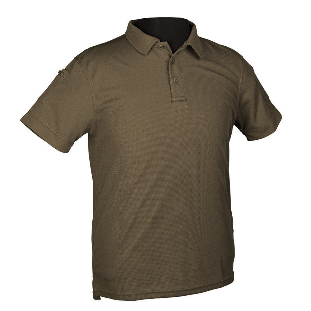 Mil-Tec Poloshirt Quick Dry Tactical kurzarm oliv