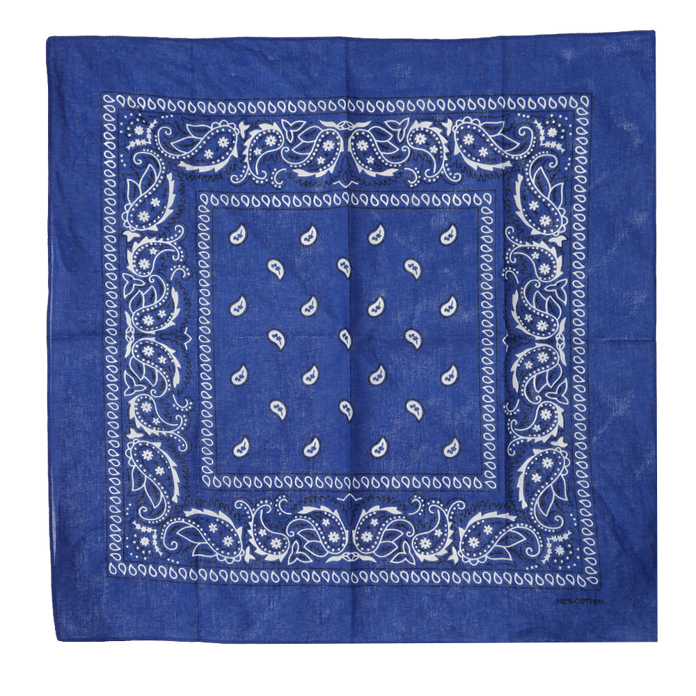 MFH Bandana Halstuch Paisleymuster royalblau-wei Bild 4