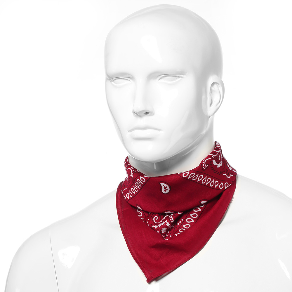 MFH Bandana Halstuch Paisleymuster burgund Bild 1