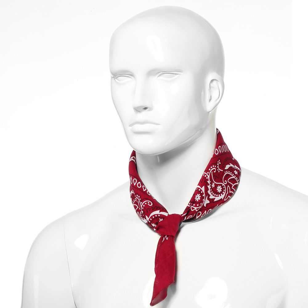 MFH Bandana Halstuch Paisleymuster burgund Bild 1