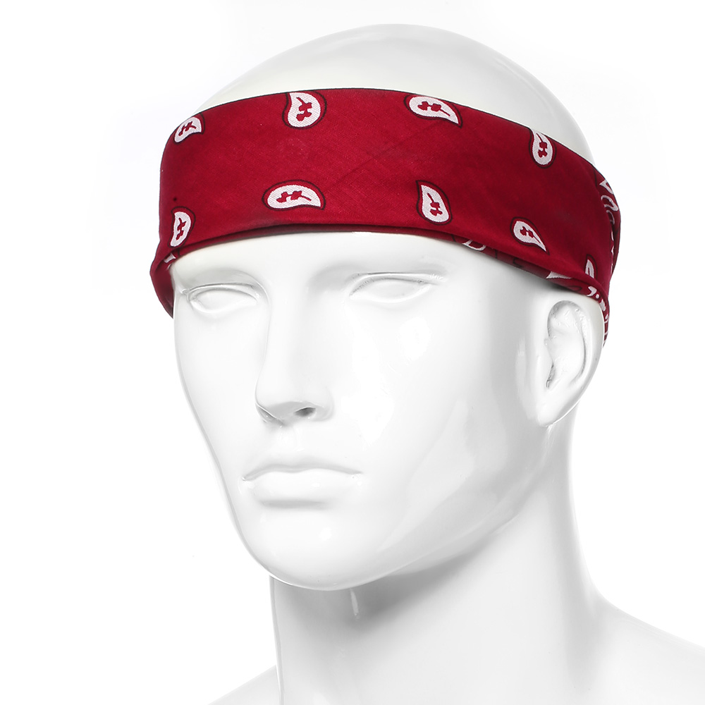MFH Bandana Halstuch Paisleymuster burgund Bild 1