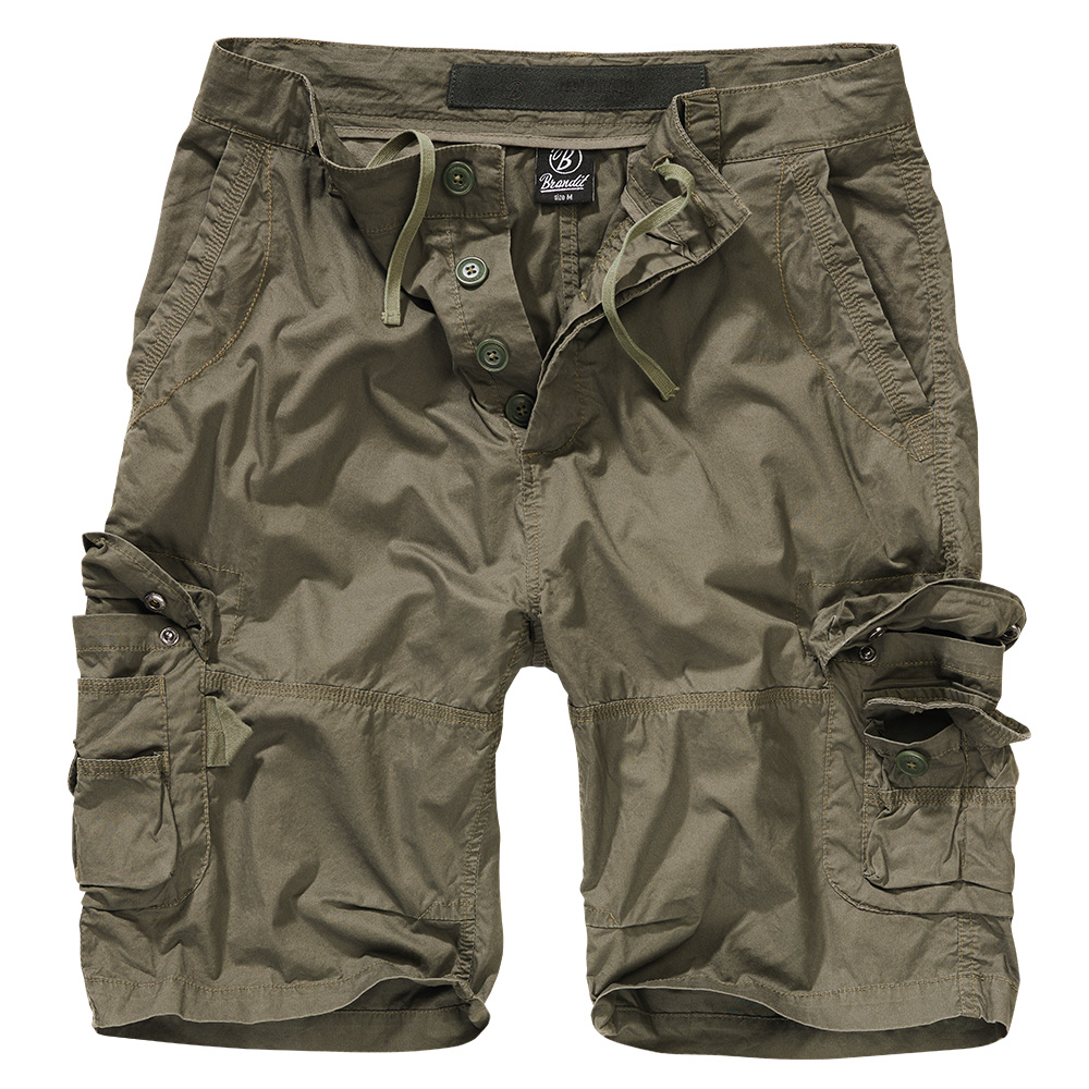 Brandit Shorts Ty Paper Touch oliv