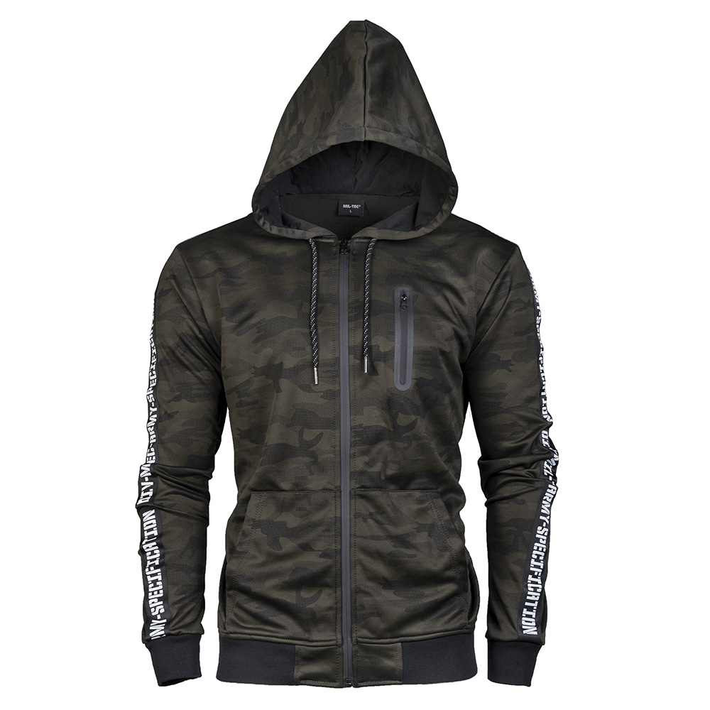 Mil-Tec Trainingsjacke Hoodie Army woodland