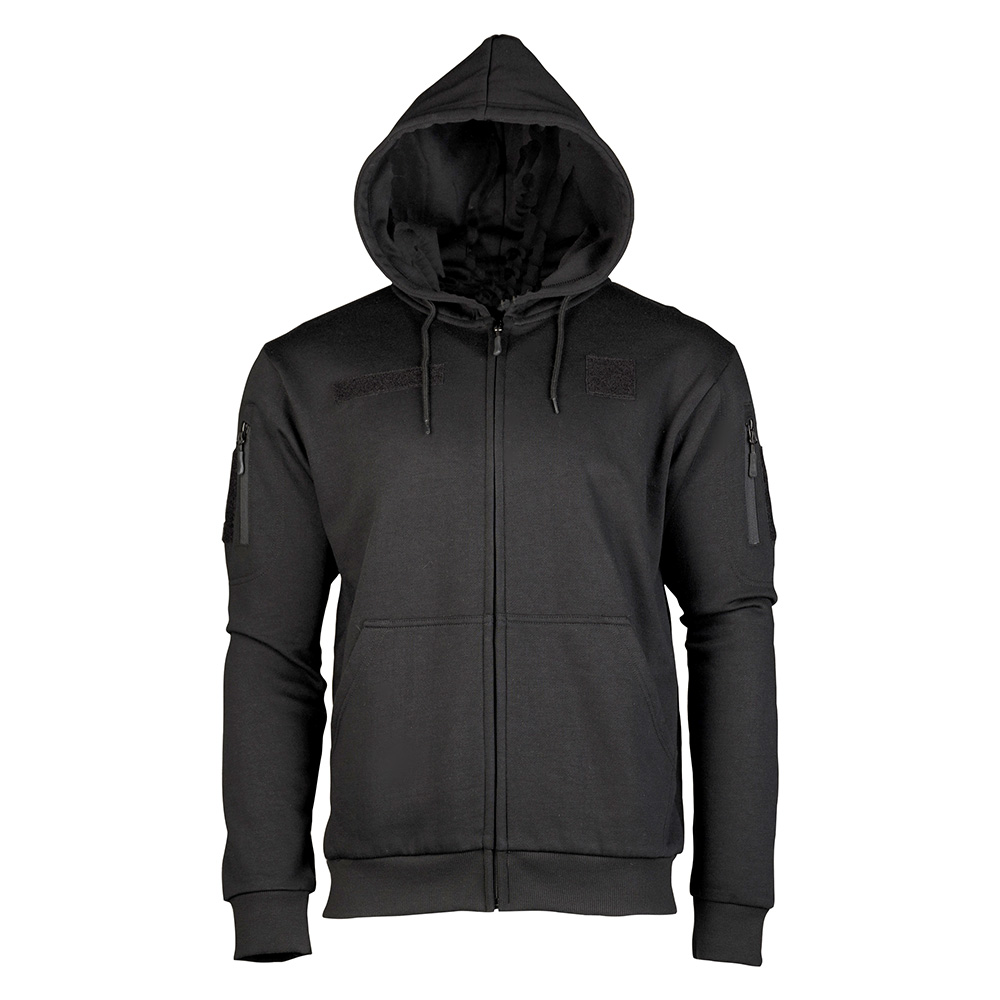 Mil-Tec Kapuzenjacke Tactical schwarz