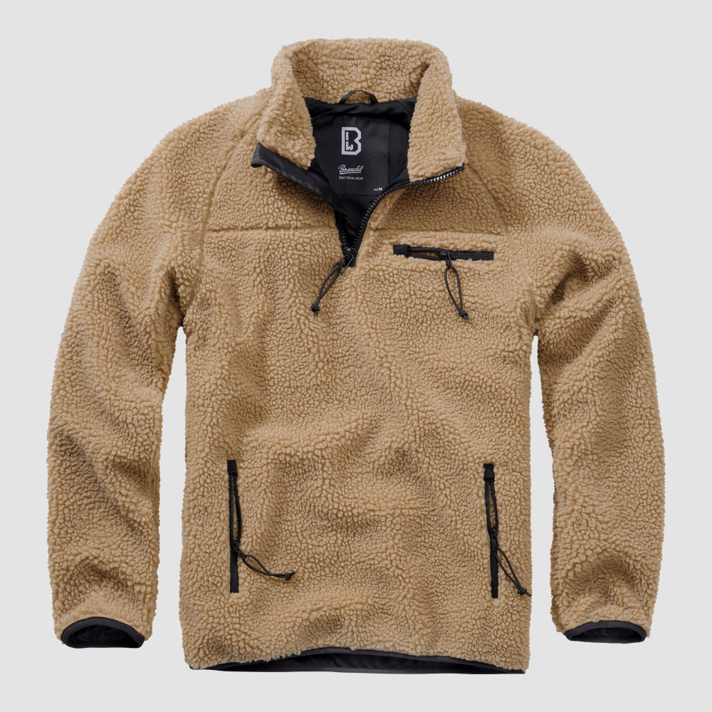 Brandit Troyer Teddyfleece camel