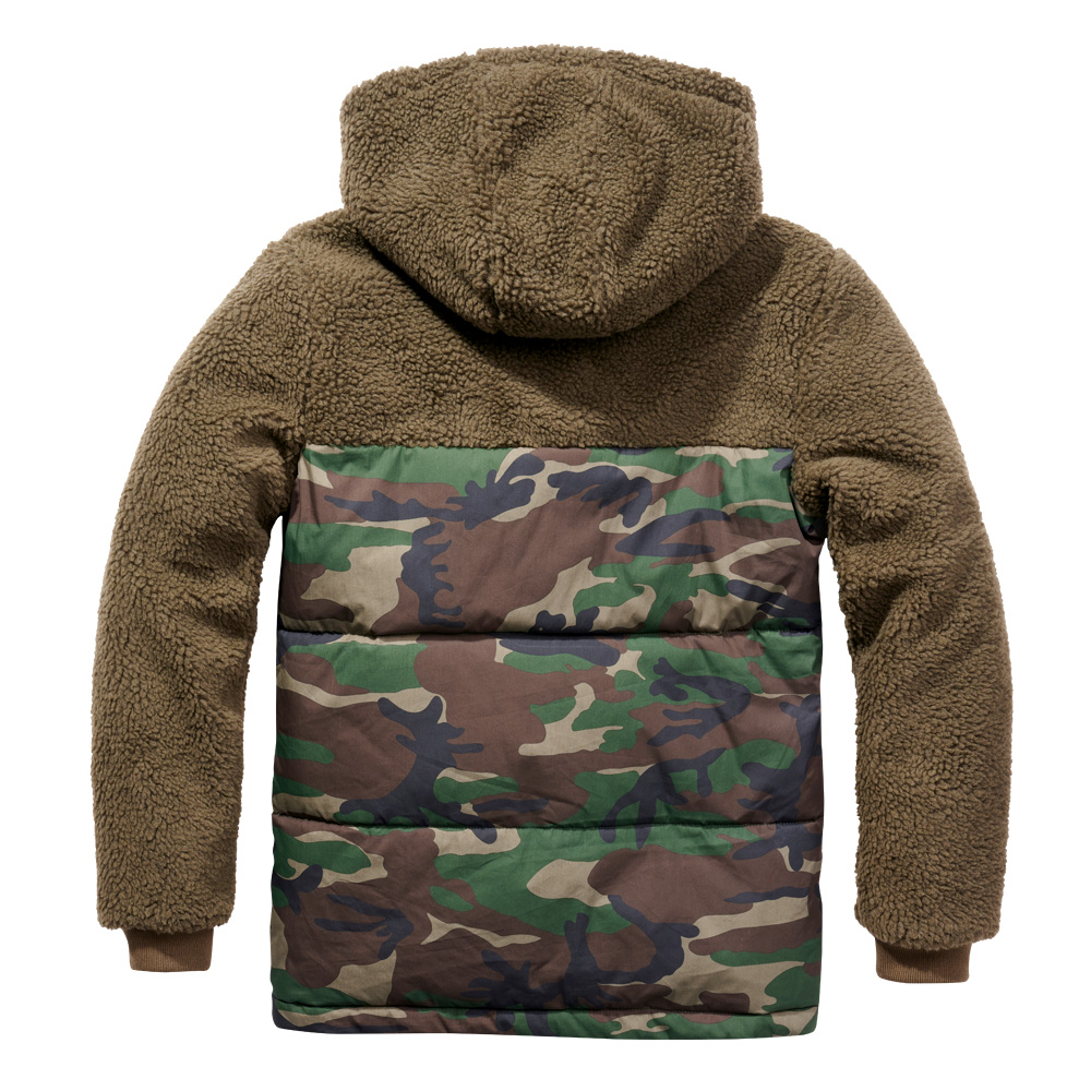 Brandit Teddyfleece Jacke Jackson oliv/woodland Bild 1