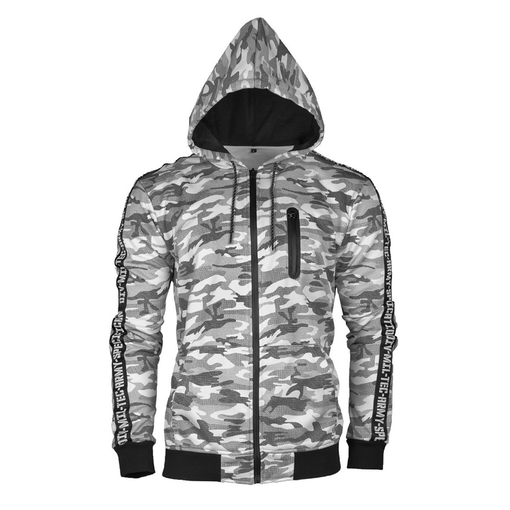 Urban camo hoodie top