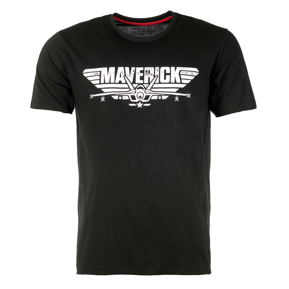 T-Shirt Maverick Top Gun schwarz