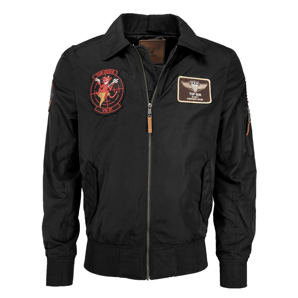 Top Gun Fliegerjacke Hornet schwarz