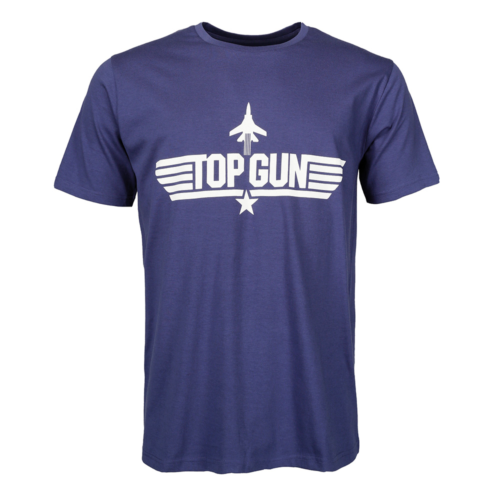 T-Shirt Top Gun blau
