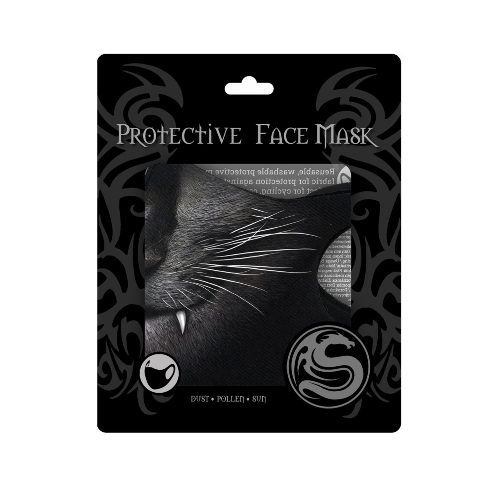 Spiral Stoffmaske Cat Fangs Bild 1
