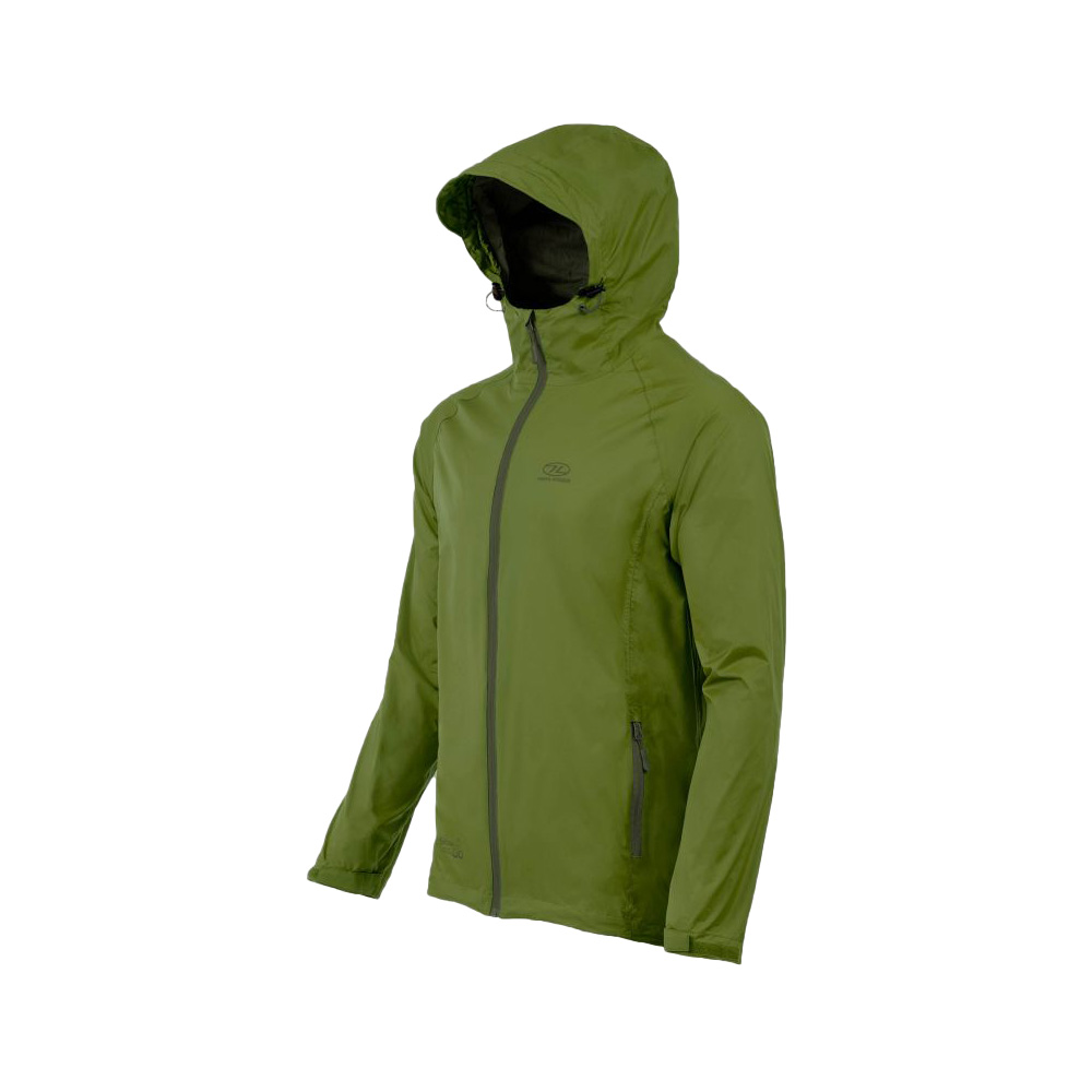 Highlander Regenjacke Stow & Go oliv Bild 2