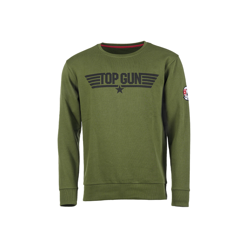 Sweatshirt Top Gun oliv