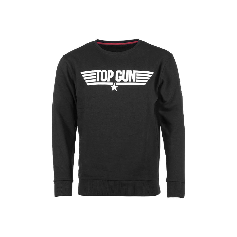 Sweatshirt Top Gun schwarz