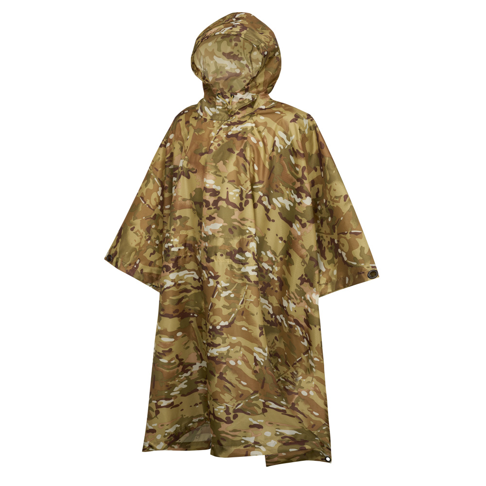 Brandit Poncho Ripstop Regenschutz tactical camo