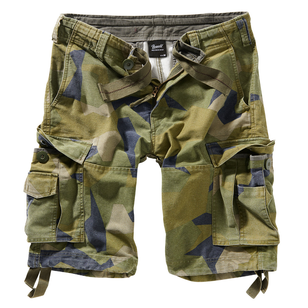 Brandit Vintage Shorts swedish camo