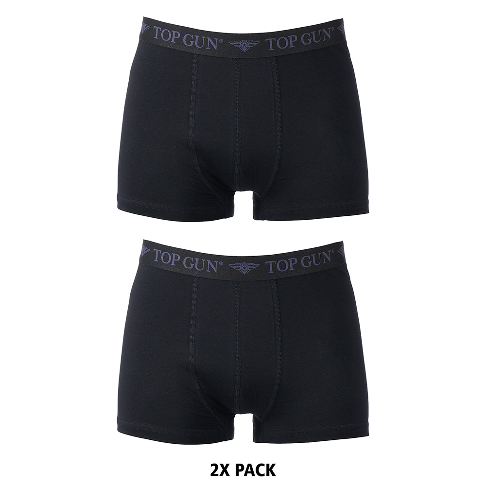 Top Gun Boxershorts 2er Pack schwarz