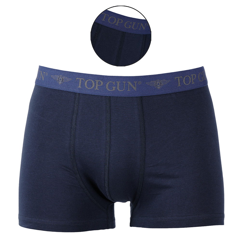 Top Gun Boxershorts 2er Pack dunkelblau/grau Bild 2