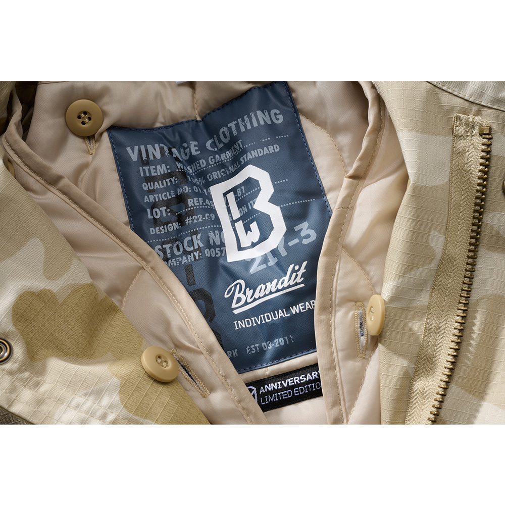 Brandit M65 Jacke Standard Ripstop sandstorm Bild 4