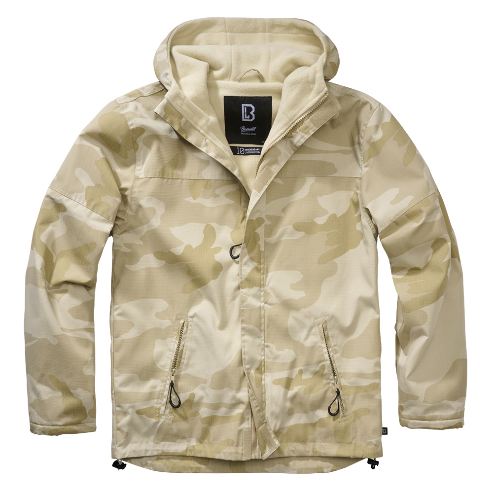 Brandit Jacke Windbreaker Ripstop mit Frontzip sandstorm