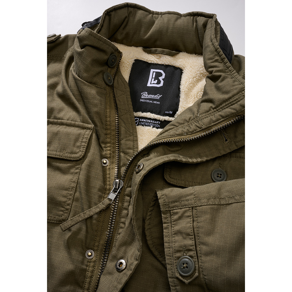 Brandit Winterjacke Britannia Ripstop oliv Bild 2