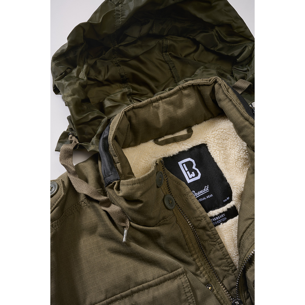 Brandit Winterjacke Britannia Ripstop oliv Bild 3