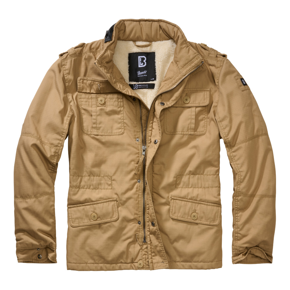 Brandit Winterjacke Britannia Ripstop camel