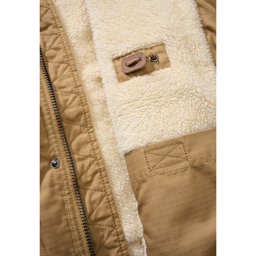 Brandit Winterjacke Britannia Ripstop camel Bild 4