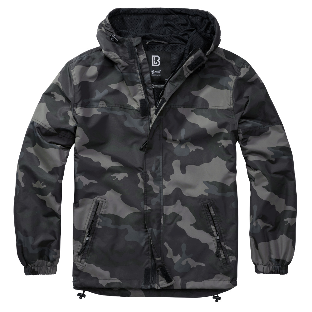 Brandit Sommer Windbreaker mit Frontzip darkcamo