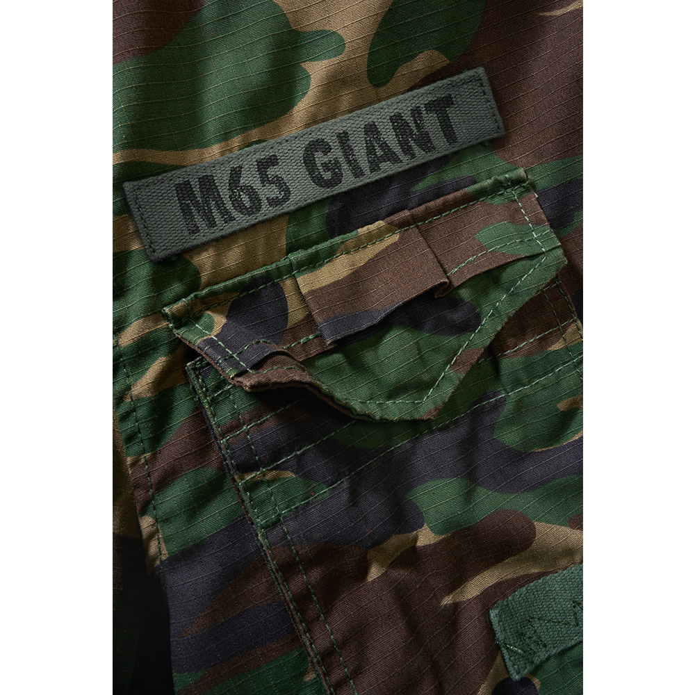 Brandit M65 Jacke Giant Ripstop woodland mit herausnehmbarem Futter Bild 3