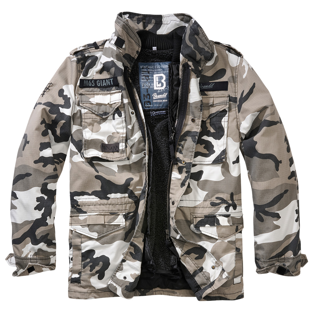 Brandit M65 Jacke Giant Ripstop urban mit herausnehmbarem Futter