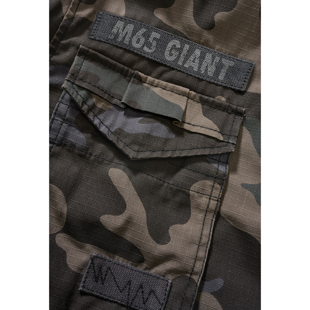 Brandit M65 Jacke Giant Ripstop darkcamo mit herausnehmbarem Futter Bild 4