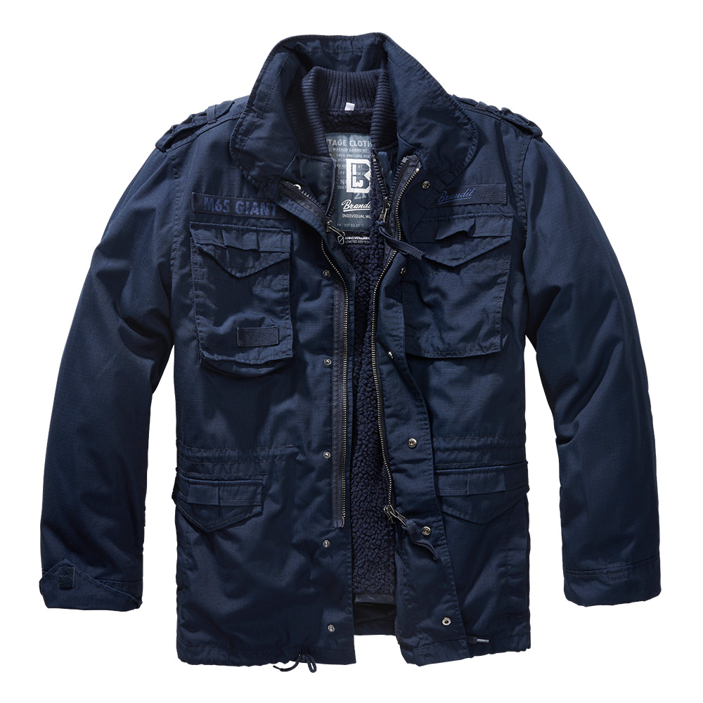 Brandit M65 Jacke Giant Ripstop navy mit herausnehmbarem Futter