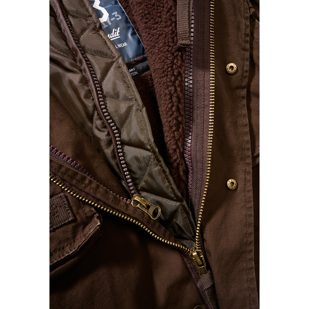 Brandit Jacke M65 Giant braun mit herausnehmbarem Futter Limited Edition Bild 1