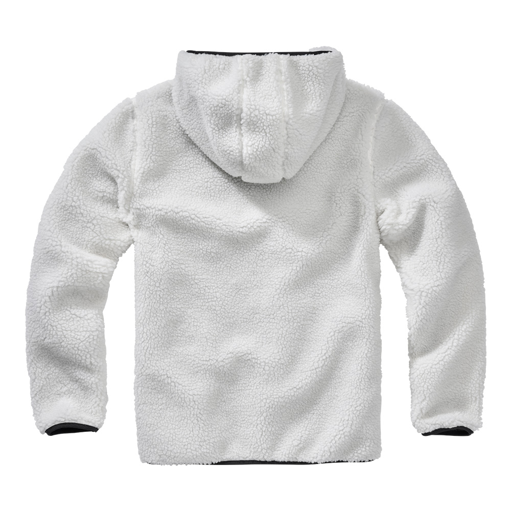 Brandit Kapuzenpullover Teddy Fleece Worker wei Bild 1