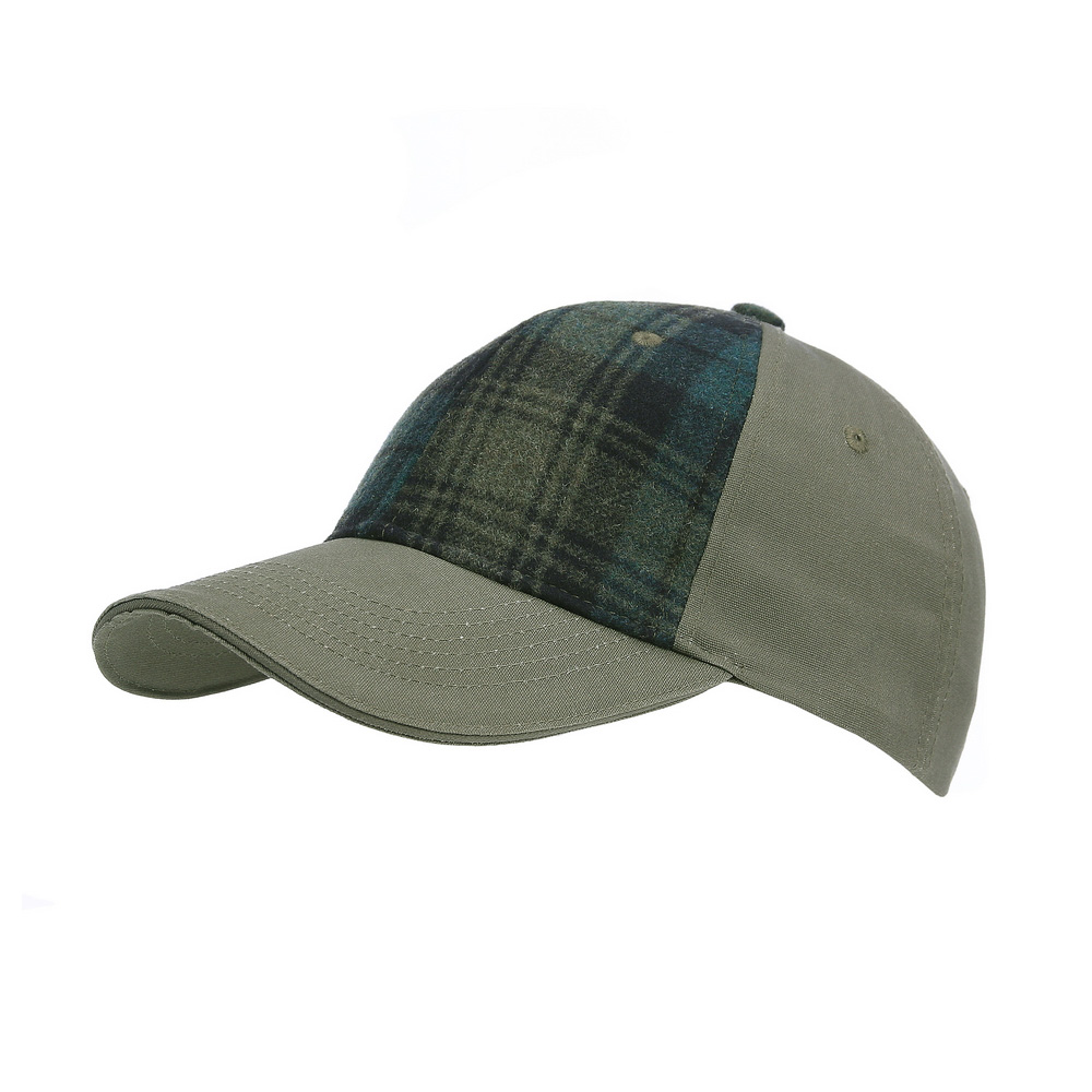 Fostex Baseball Cap oliv kariert verstellbar