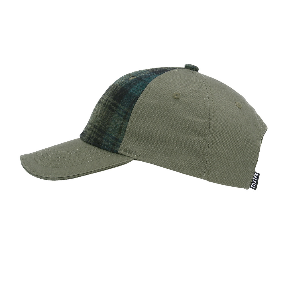 Fostex Baseball Cap oliv kariert verstellbar Bild 1