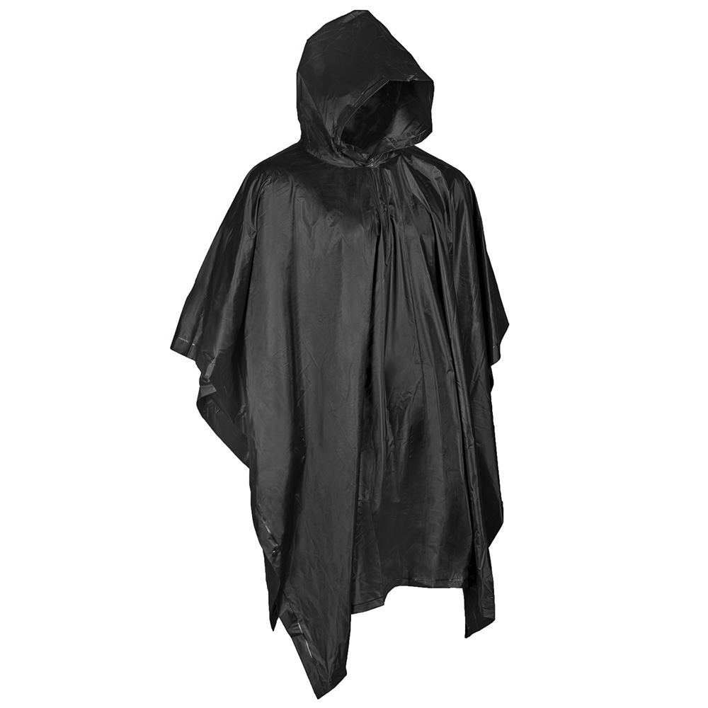 Mil-Tec Regenponcho Vinyl schwarz