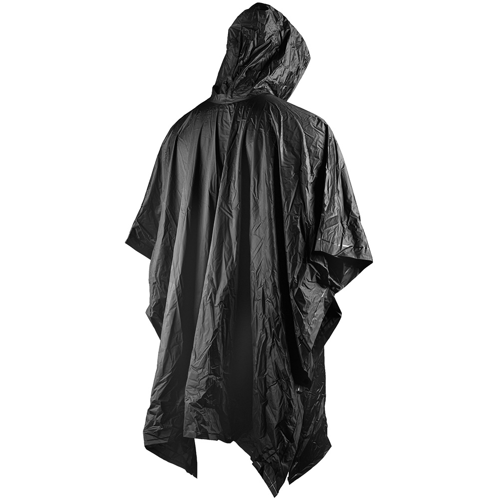 Mil-Tec Regenponcho Vinyl schwarz Bild 1