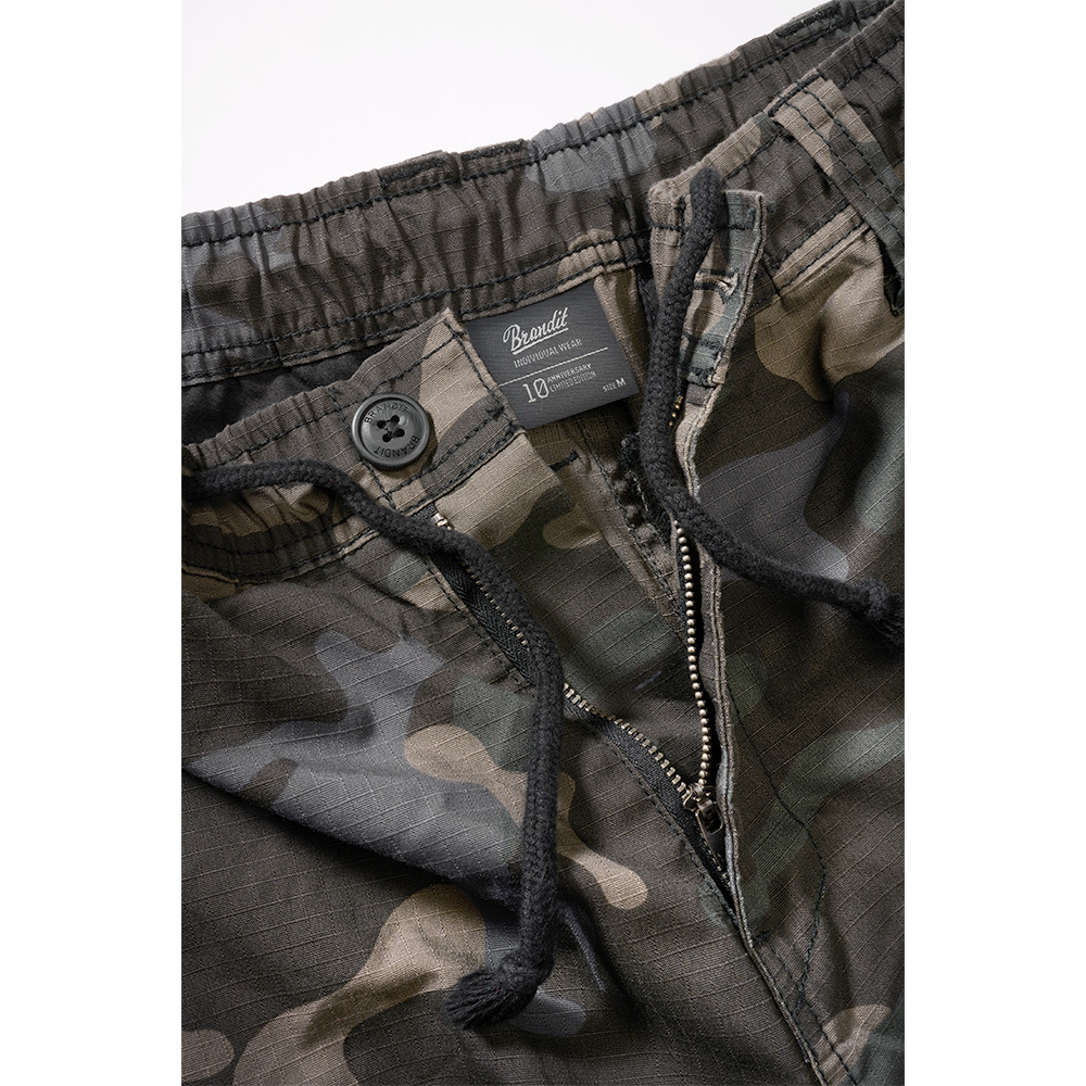 Brandit Hose Ray Vintage Ripstop Trousers darkcamo Limited Edition Bild 3