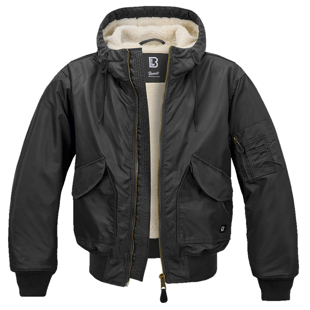 Brandit CWU Jacke m. Kapuze schwarz Gr. S