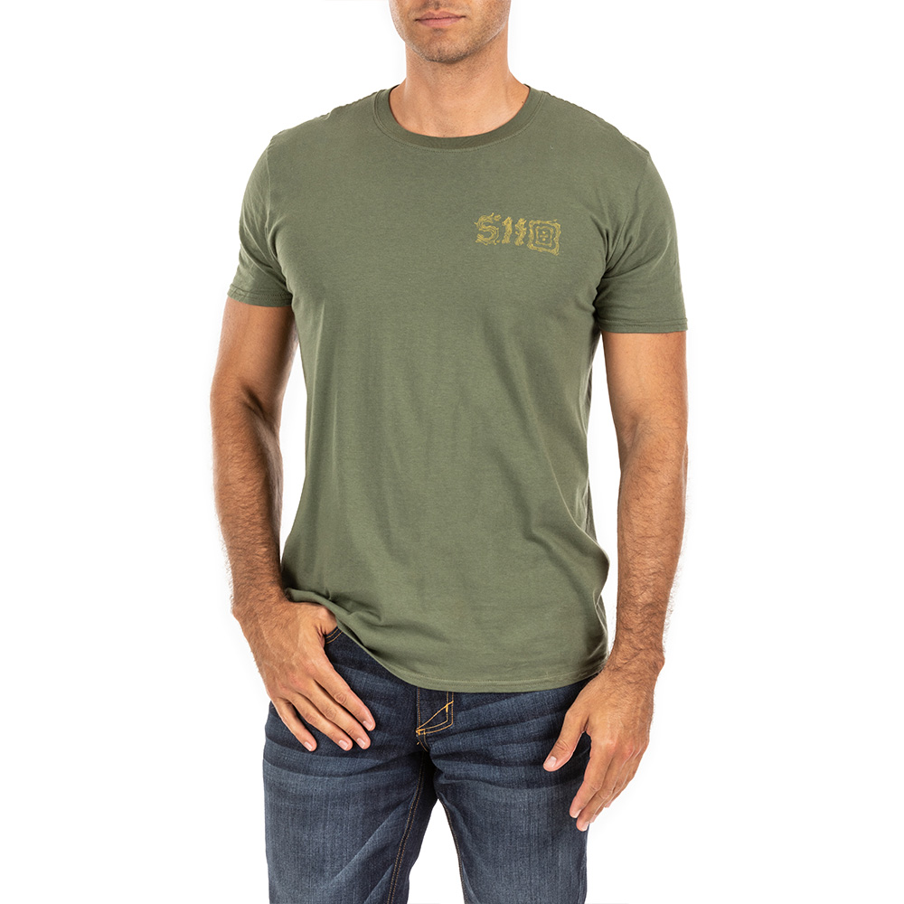 5.11 T-Shirt Stay Sharp Military Green Bild 1