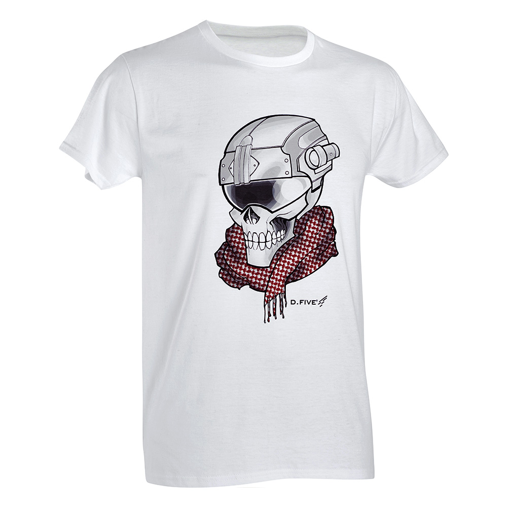 Defcon 5 T-Shirt Skull with Helmet wei