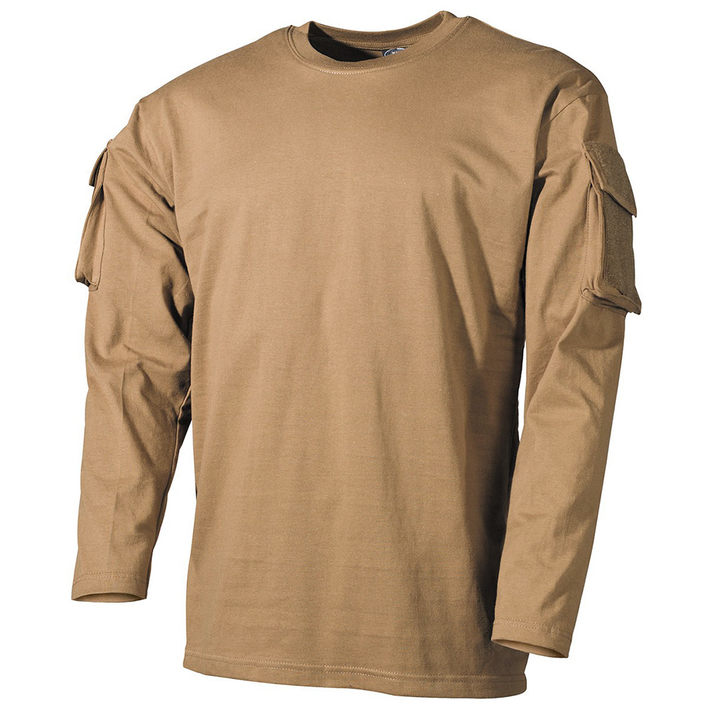 MFH Langarmshirts US coyote