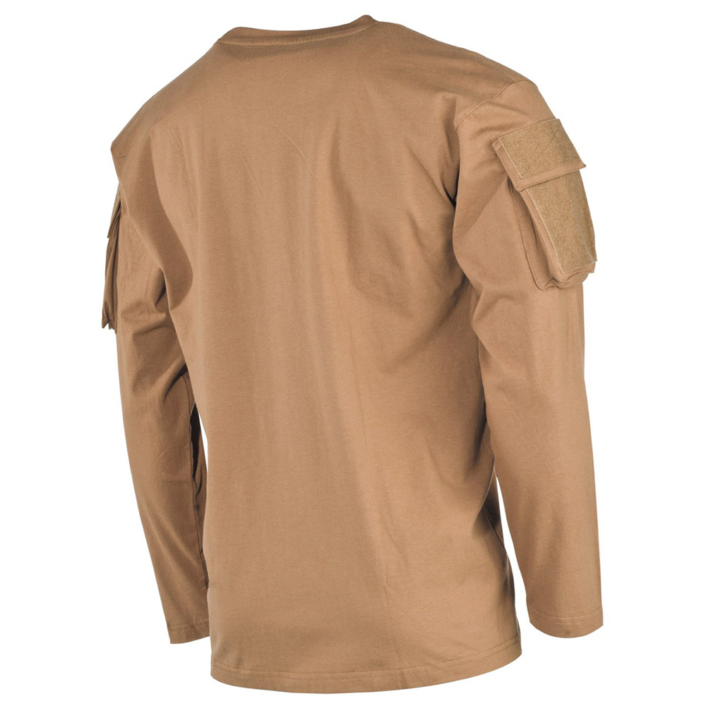 MFH Langarmshirts US coyote Bild 1