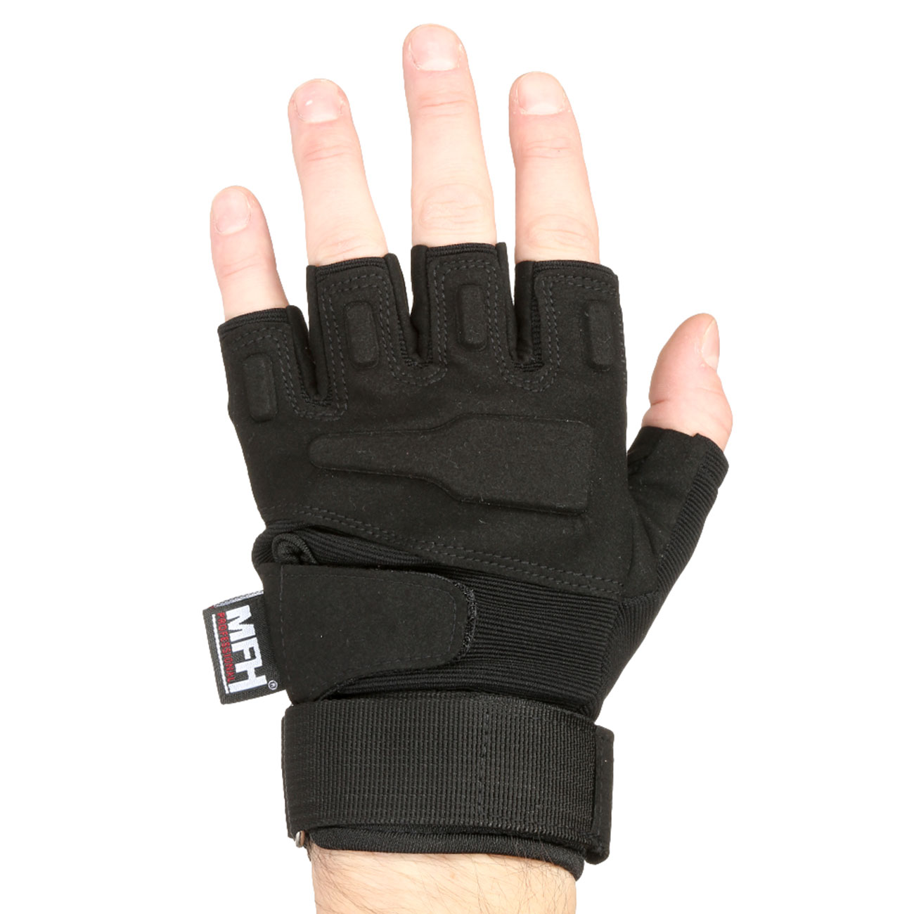 MFH Handschuh Pro halbfinger schwarz Bild 2